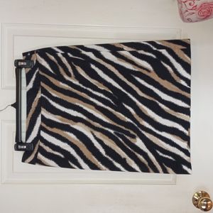 Nice Talbots skirt 4 petite..animal print